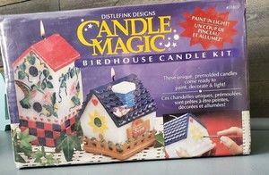 NEW Distlefink Designs Candle Magic Birdhouse Kit  51815 Craft Paint & Decorate